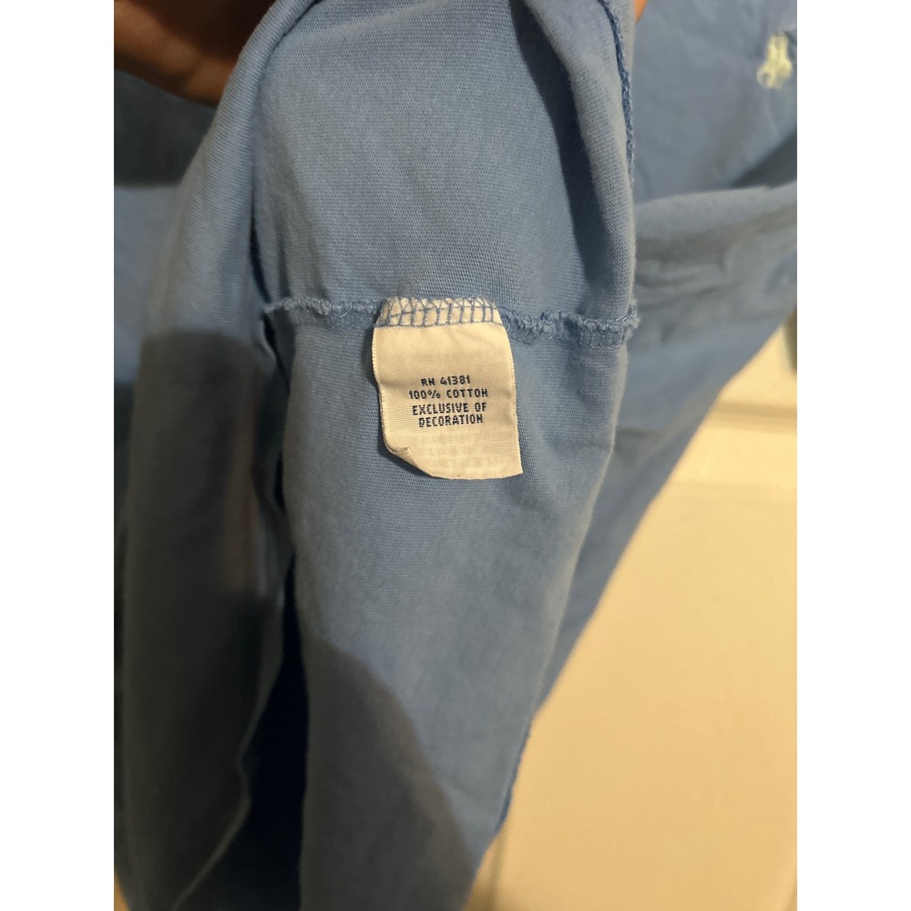 Polo Ralph Lauren Kids Blue Custom Fit‎ Cotton T-Shirt Size S - Picture 4 of 5